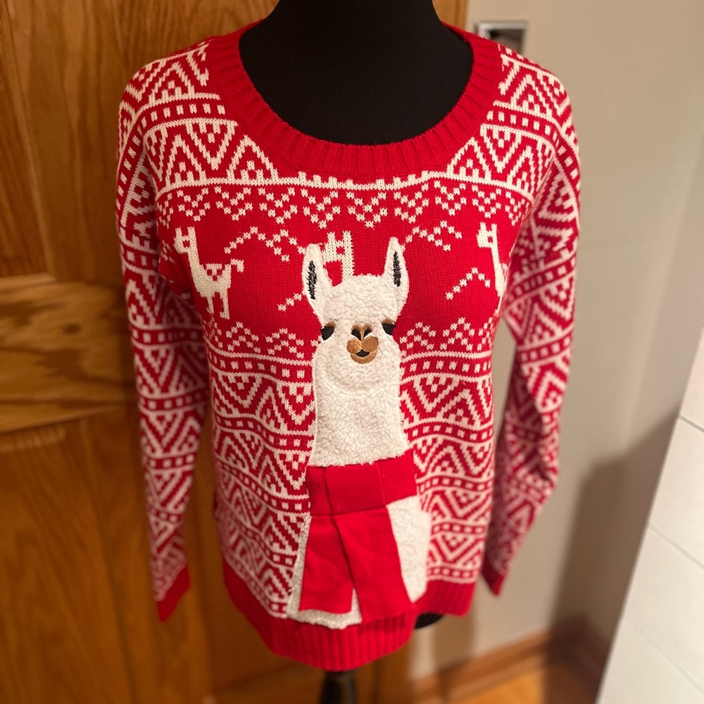 Llama Christmas Sweater